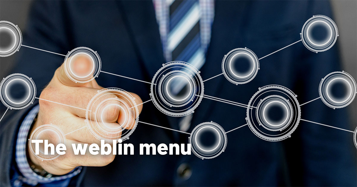 The weblin menu